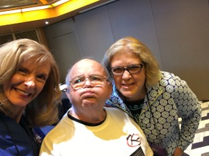 Kathy with Man and Woman
