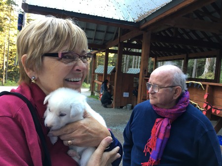 Couple with Puppy