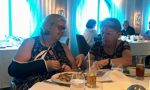 Friends Eating