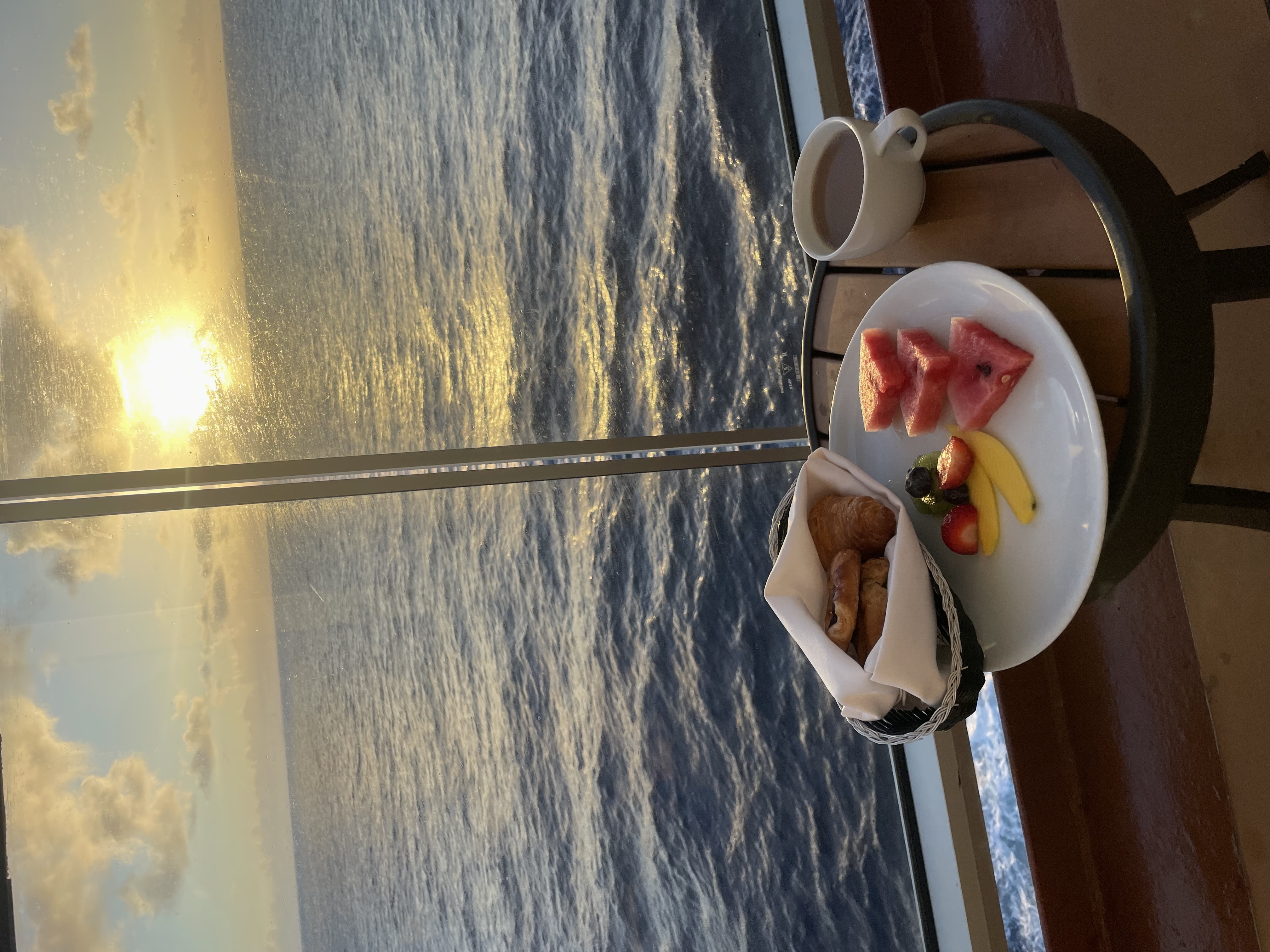 Elite Cruises Breakfast on the Balcony Elite Cruises Breakfast on the Balcony